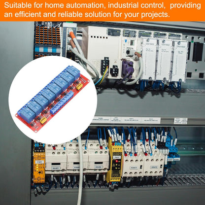 MECCANIXITY DC 5V 8 Channel Relay Module High or Low Level Trigger for Electronics Industrial Home Automation