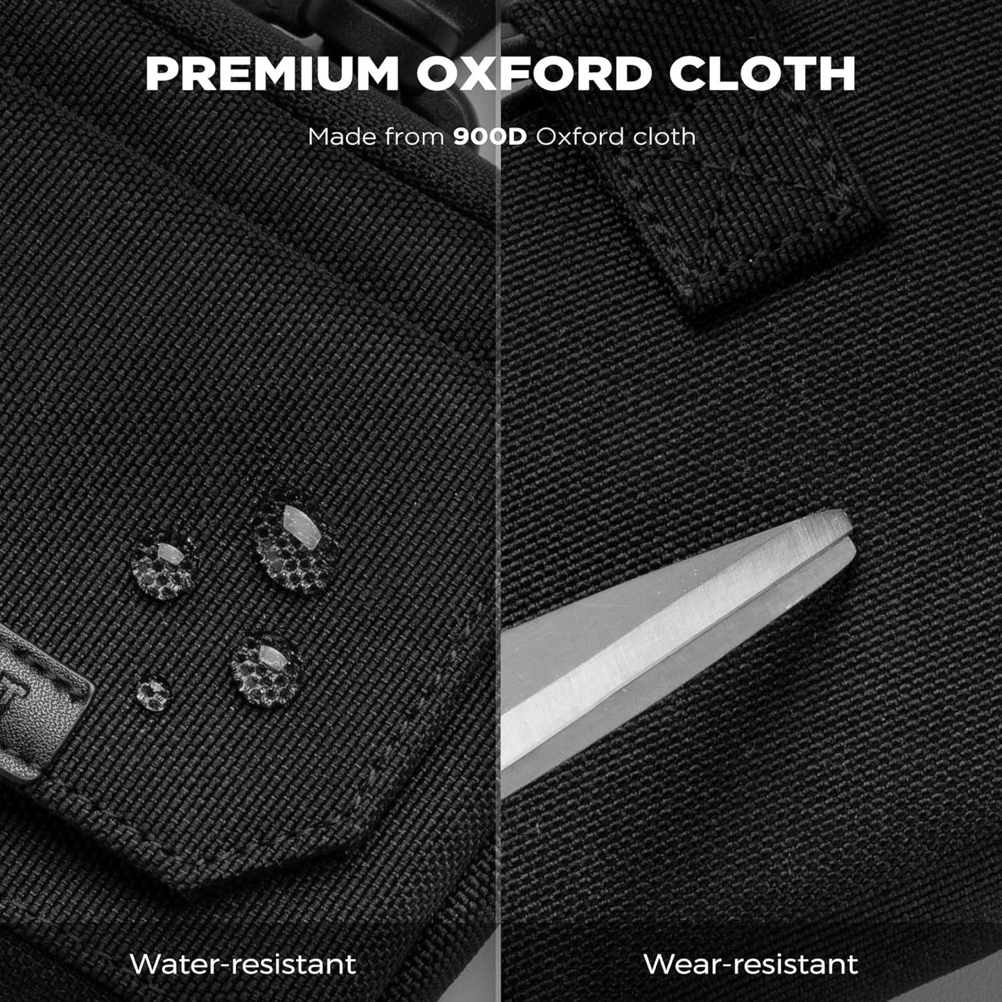 VULKIT Credit Card Wallet RFID Blocking with Plastic Lobster Clasp, Water-Resistant Oxford Cloth Card Holder for Men Women, Clip Stash Pouch for Daily Outdoor Travel