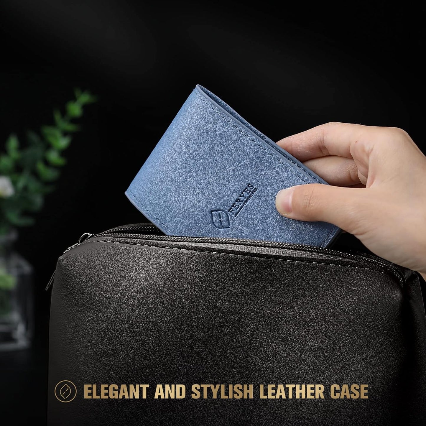 FERYES Nail Clippers Set - Premium Quality Stainless Steel Toenail and Fingernail Clipper for Manicure - 4PCS Nail Care Tool Kit