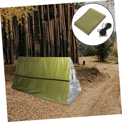 KITANDOVE Thermal Outdoor Tent Survival Blanket Emergency Shelter Hiking Insulated Cold Weather