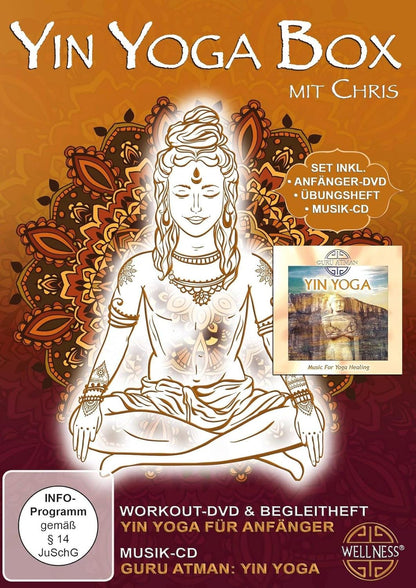Yin Yoga Box,1 DVD + 1 Audio-CD: Set inklusive Anfänger-DVD, Übungsheft und Musik-CD
