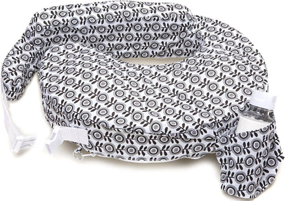 My Brest Friend Nursing Pillow - Midnight Poppy,Grey. Black