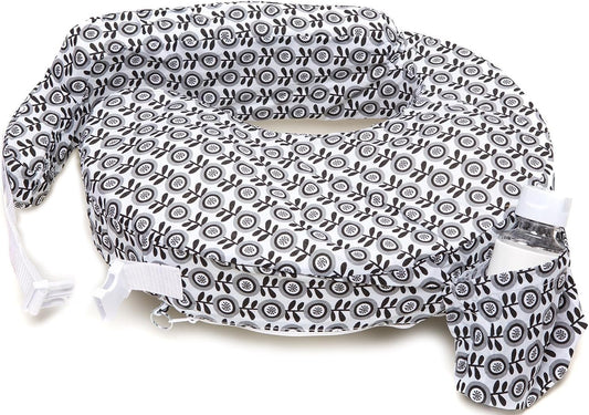 My Brest Friend Nursing Pillow - Midnight Poppy,Grey. Black
