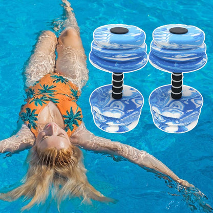 Dumbbell Set, Pool Weights Water, 10.63in Exercise Floating Lightweight, Foam Eva Equipment, Waterproof Design for Fitness Gear, Swimming, Pool Workout, Resistance Exercise