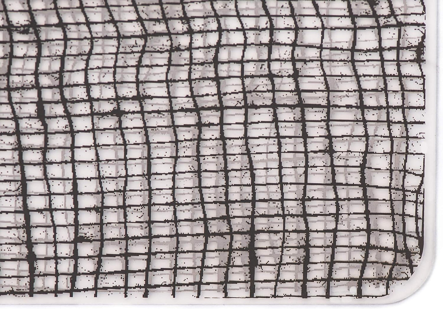 modern-twist Linen Print 100% Plastic Free Silicone Tabletop, Dining, Decoration, Modern Design, Table Runner, Chocolate