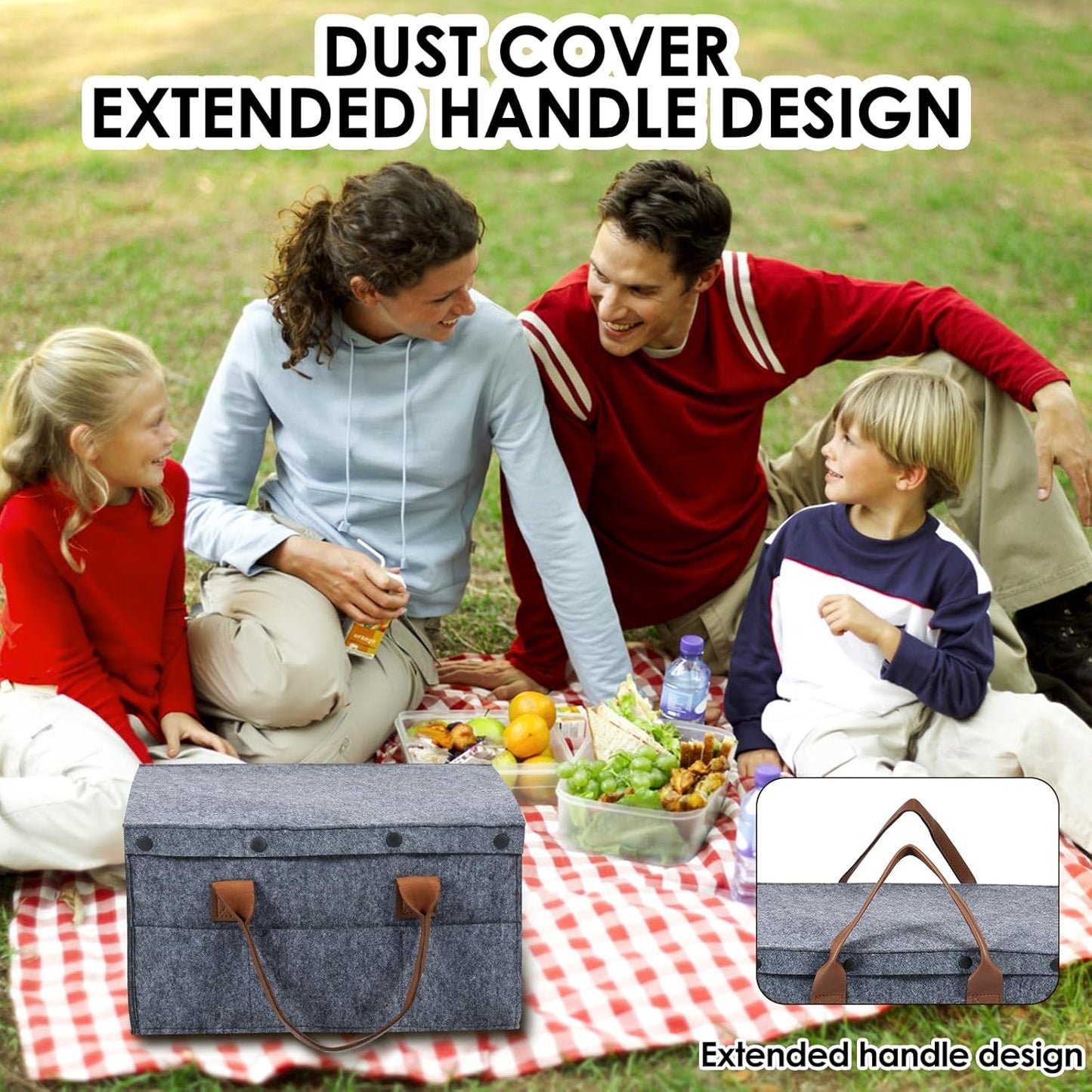 Glassware Storage Container for Dinnerware, China, Cups and Mugs - Home Organization Box for Plates and Bowls