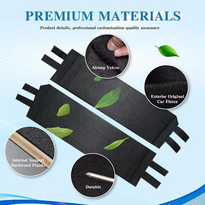 Frencstr Rear Trunk Organizer Side Divider Sticker fit for 2016-2021 Honda Civic 10th Gen Hatchback Trunk Side Storage Baffle Partition Board for Honda Civic Accessories 2PCS