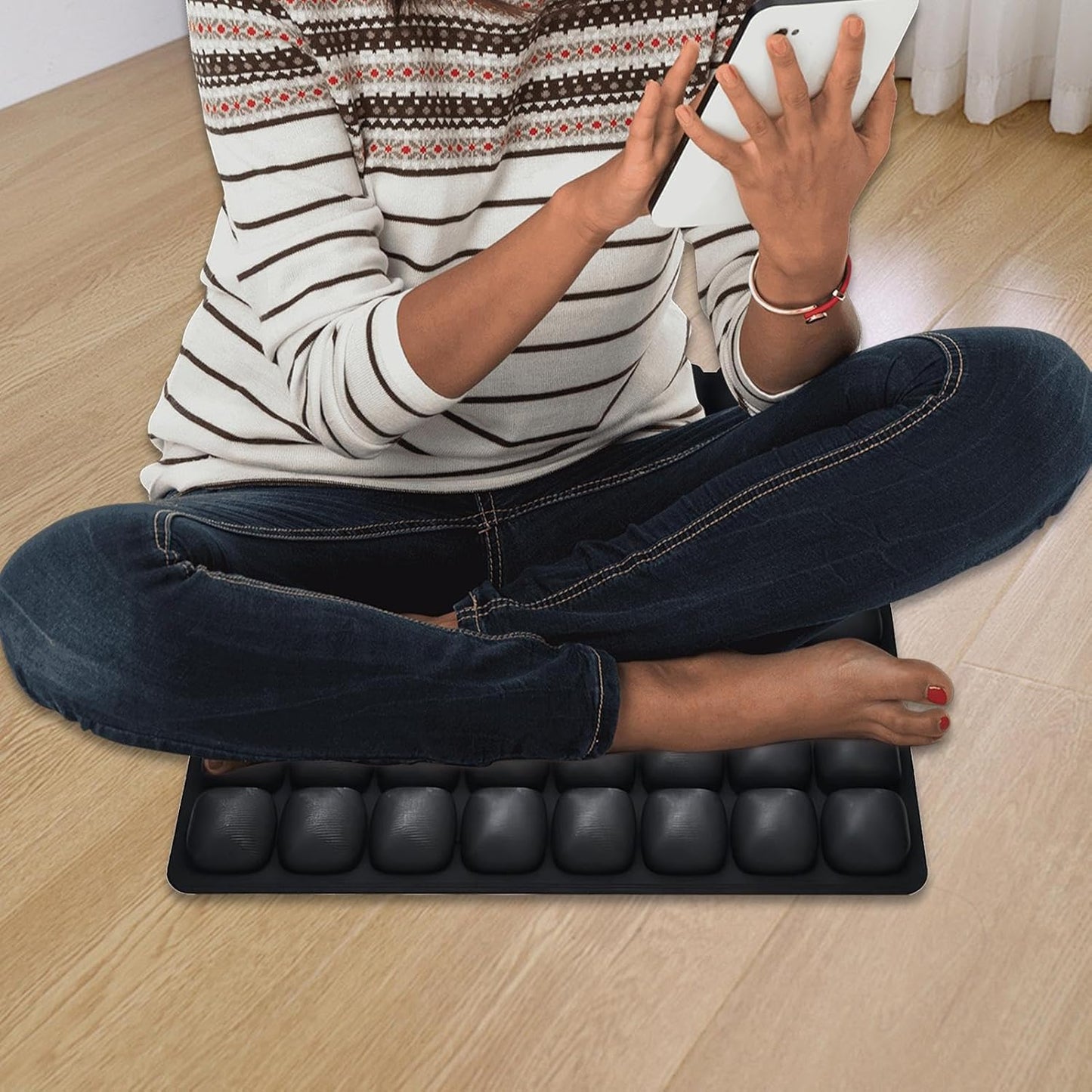Airplane Cushion - Comfortable Sitting Pad | Foldable Comfort Seat Cushion for Driving, Camping, Travel, Airplane, Workplace, Couch