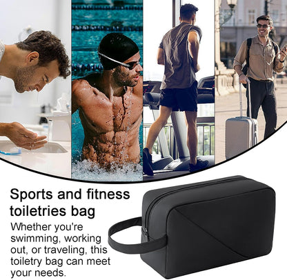 Travel Hygiene Kit, Toiletry Storage Bag, Multifunctional Makeup Pouch, Portable Toiletry Organizer, Compact Travel Bag, Makeup and Toiletries Bag for Daily Use and Travel 27 x 10 x 17 cm, Black,