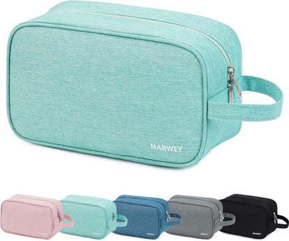 Narwey Travel Toiletry Bag for Women and Men Traveling Dopp Kit Makeup Bag Organizer Cosmetic Bag Make Up Bag Toiletries Bag for Accessories (Mint Green)