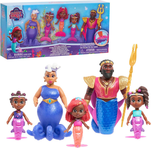 Just Play Disney Junior Ariel Royal Family Figure Set, Kids Toys for Ages 3 Up by