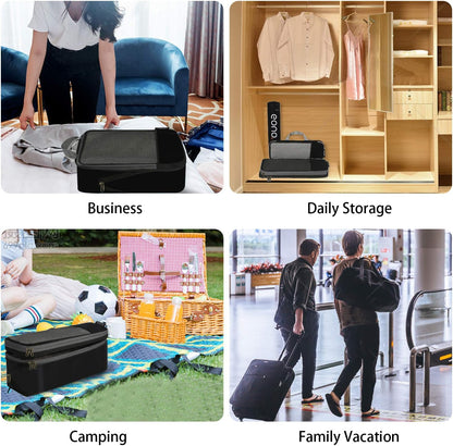Eono Compression Travel Organizers, Suitcase Organizer Set, Travel Cubes, Packing Cubes, Compression Packing Cube