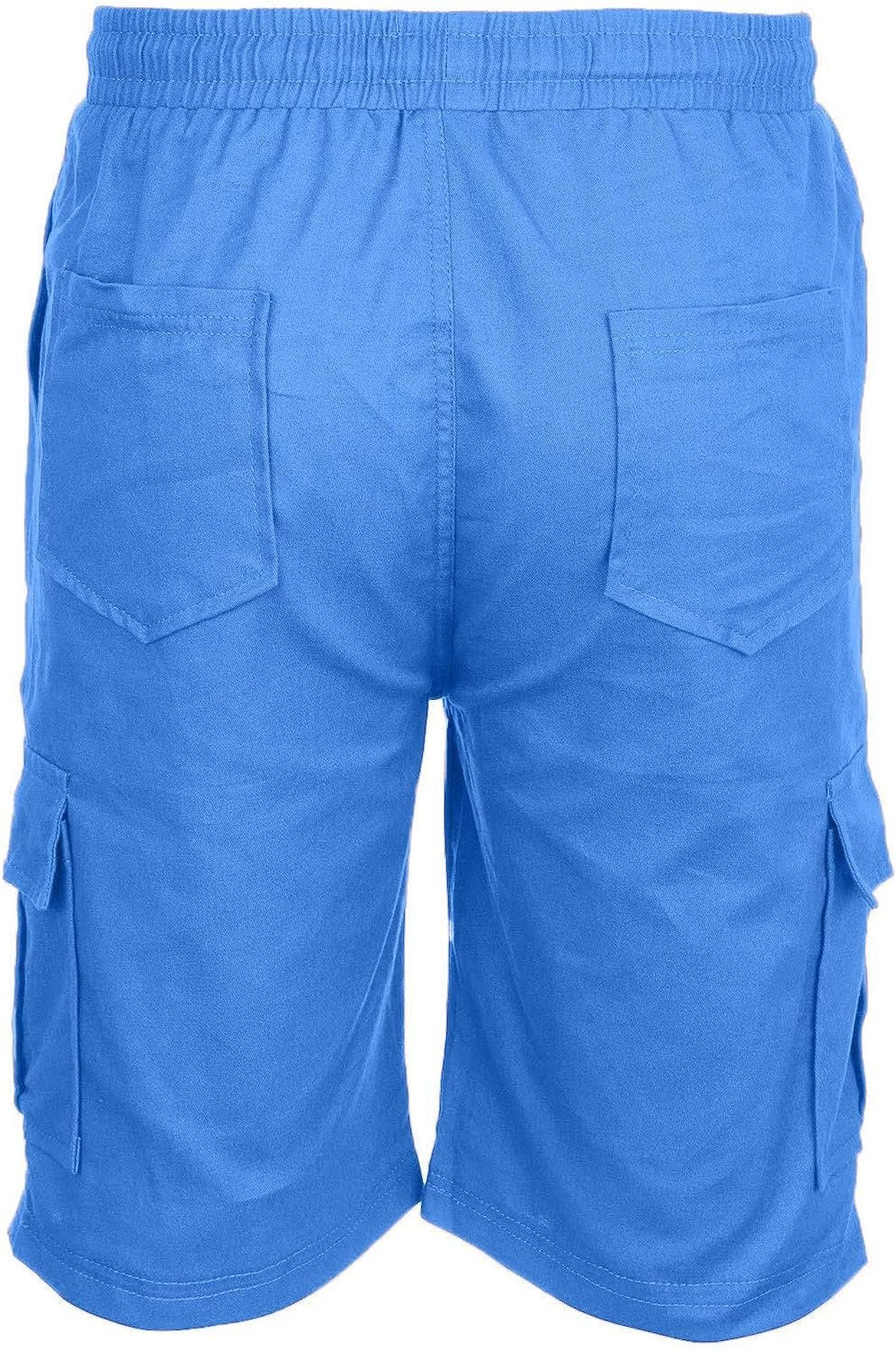 Men's Classic Cargo Shorts Casual Stretch Chino Short Lightweight Drawstring Outdoor Hiking Shorts Athletic Pants