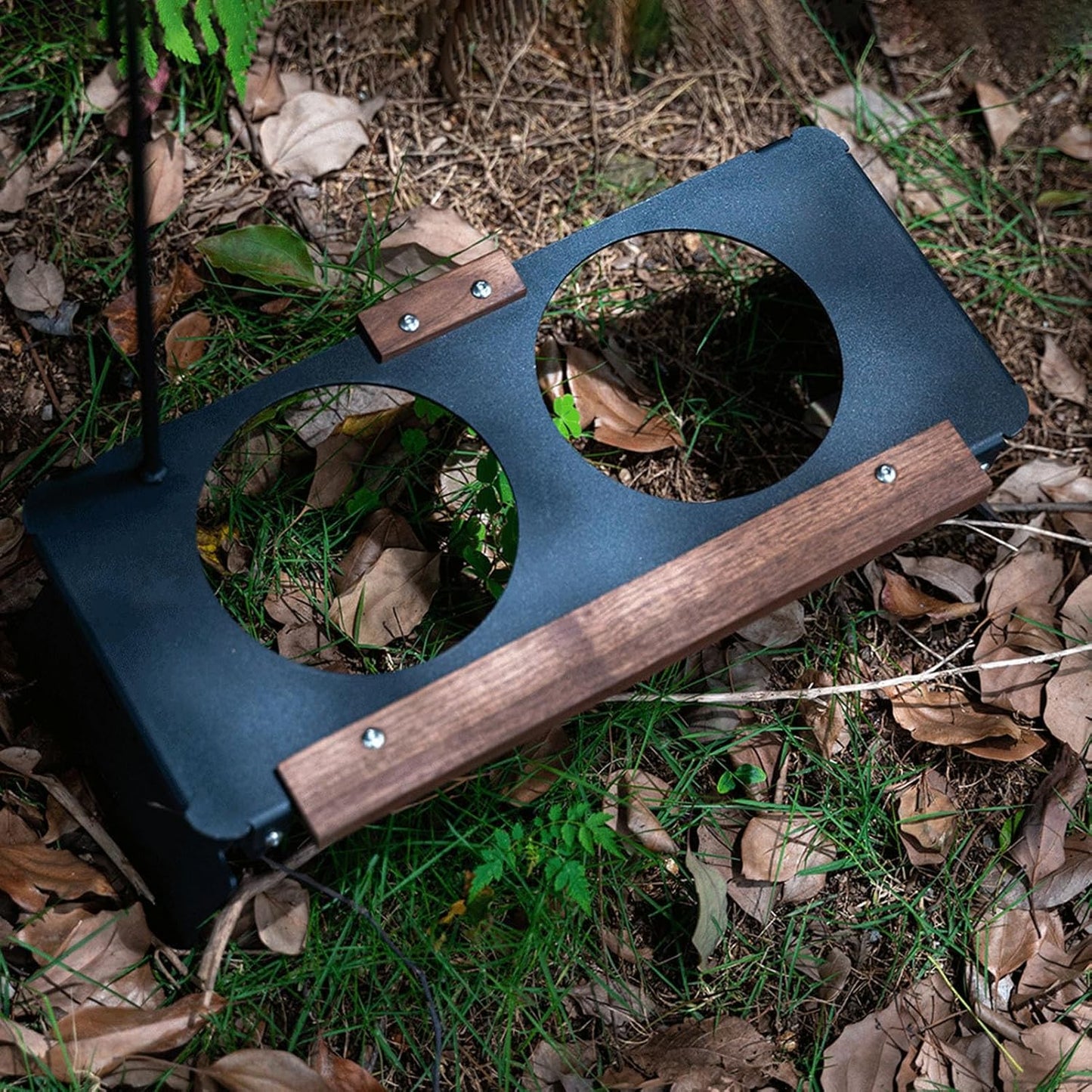 Dog Bowl Stand - Portable Tall Dog Food Bowl Stand | Cat Feeding Watering Supplies | Food with Lamp Rack | Watering Supplies for Camping Car Show Mountaineering Outdoor Indoor