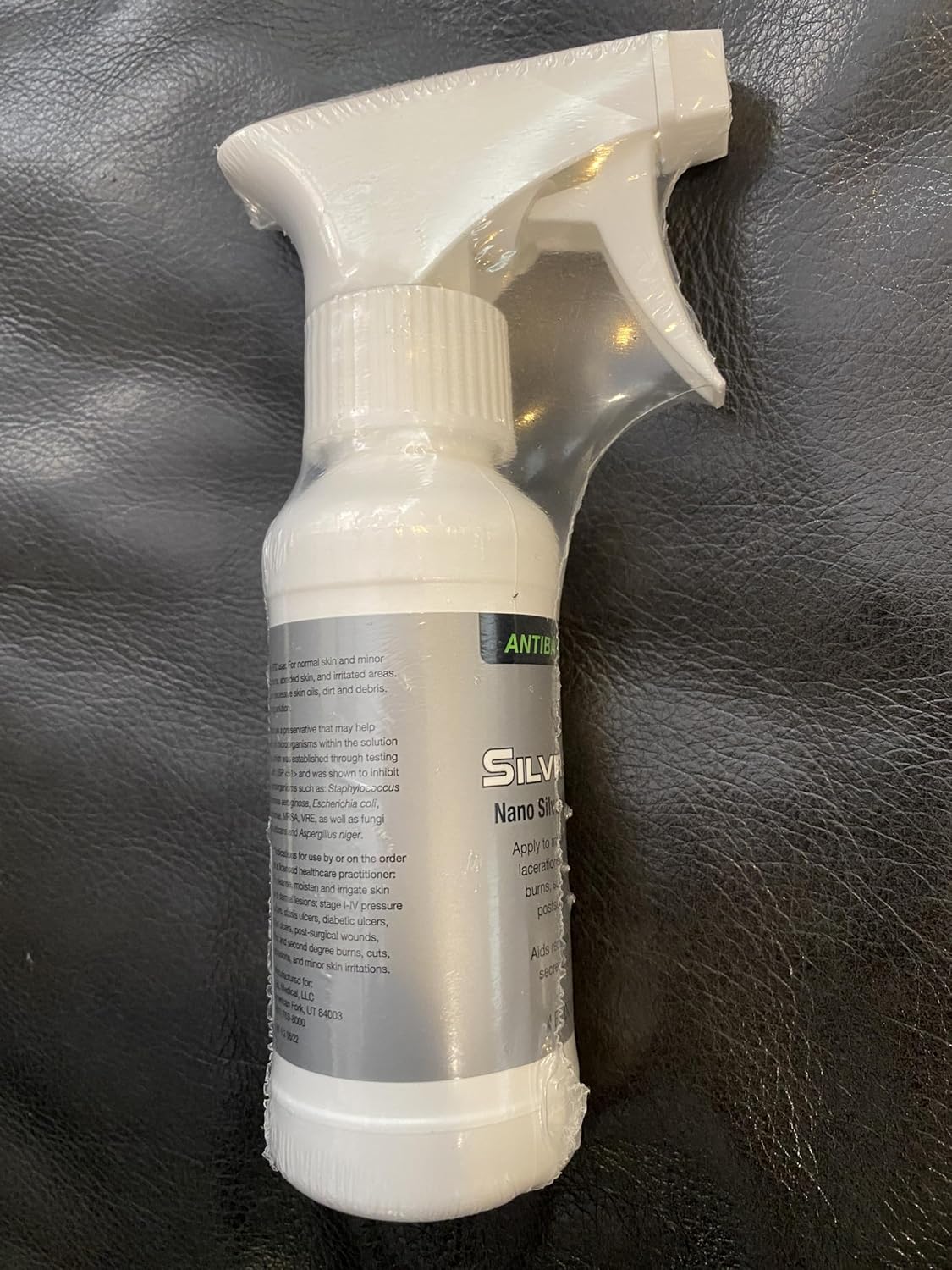 Nano Silver Wound Wash Sprayer | Debride & Fine Mist Spray | 4 fl oz