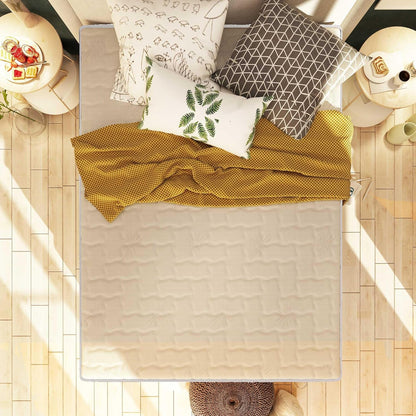 Baldiflex Emporio Luxury Spring and Memory Double Mattress 160 x 190 cm, 800 Springs and 7 cm Memory, Height 29 cm