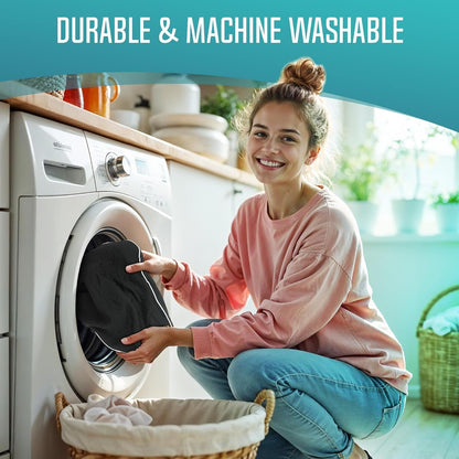 [2025 NEW] ZIVASKA Lumbar Support Pillow | Memory Foam Back Cushion for Back Pain Relief | Improves Posture | Mesh Cover |Double Adjustable Straps | For Office, Gaming Chairs, Car Seats, Recliners (2)