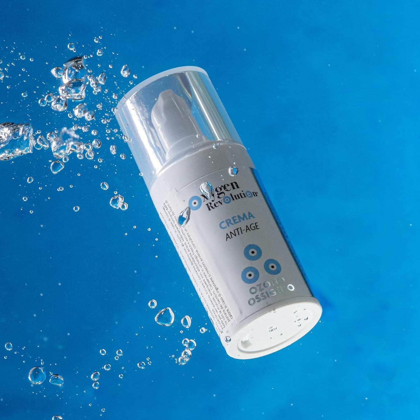 Oxygen Revolution Oxygen-Ozone Nourishing Anti-Aging Cream with Hyaluronic Acid and Collagen, Anti-Wrinkles, Rich in Active Ingredients, Deep Penetration into the Skin, 15 ml