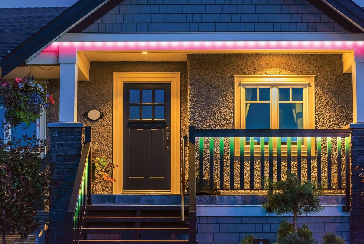 Geeni Prisma Strip Lighting Smart Wi-Fi Color Changing LED Light Strip Kit, Voice Control, Weatherproof, 9.8 ft