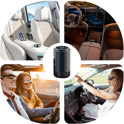 Air Diffuser, Air Freshener, Smart Control Adjustable Intensity Long-Lasting Fragrance Fresh Scent Battery Powered Compact Size, Odor Eliminator for Car, 2.67x4.72inches
