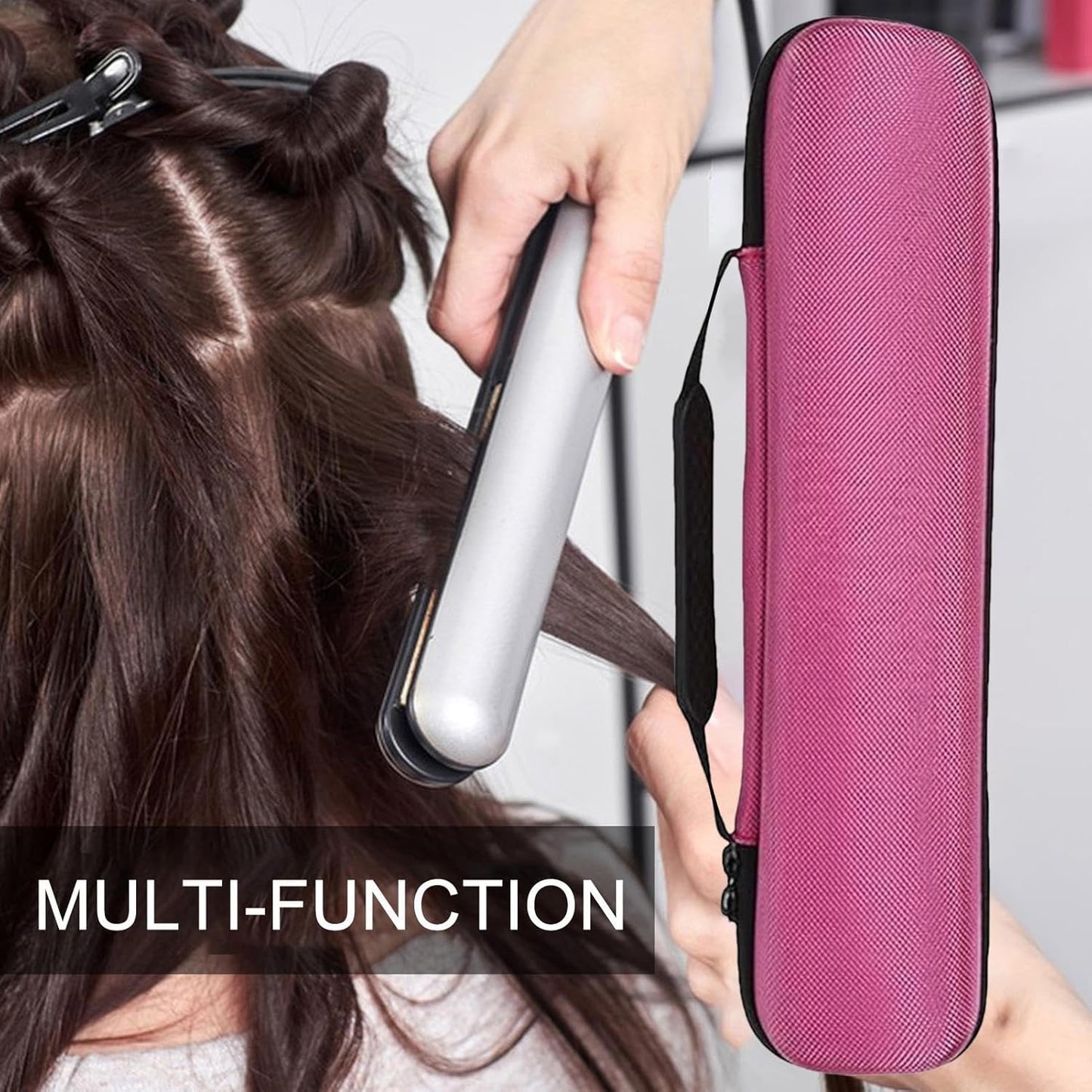 Borsa da viaggio per attrezzi per capelli, da viaggio | Borse impermeabili resistenti in ferro , accessori da viaggio portatili, accessori multifunzionali per la cura dei capelli