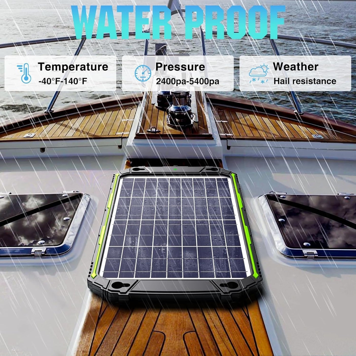 Sun Energise 10W 12V Solar Battery Charger Maintainer PRO, Built-in Smart MPPT Charge Controller, Waterproof 10 Watt 12 Volt Solar Panel Trickle Charging Kits for Car Auto Boat RV Marine Trailer