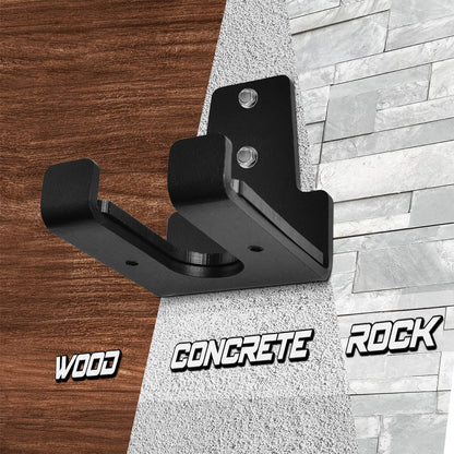 Yes4All Vertical Wall Mounted Olympic Barbell Holder Top, Barbell Storage Rack, Hanging Barbell Rack 1, 2 or 4 Bars for Home Fitness Equipment