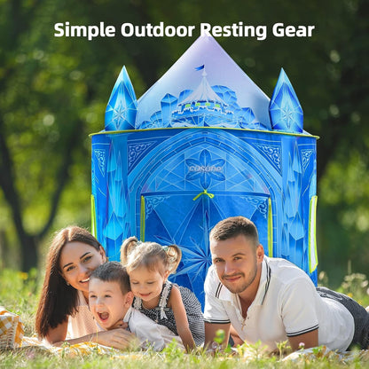 Cosone Kids Play Tent, Frozen Toy for Girls, Princess Castle Playhouses Indoor, Outdoor Princess Toys, Toddler Tent Birthday Gift for Girls Age 3 4 5 6 7 8