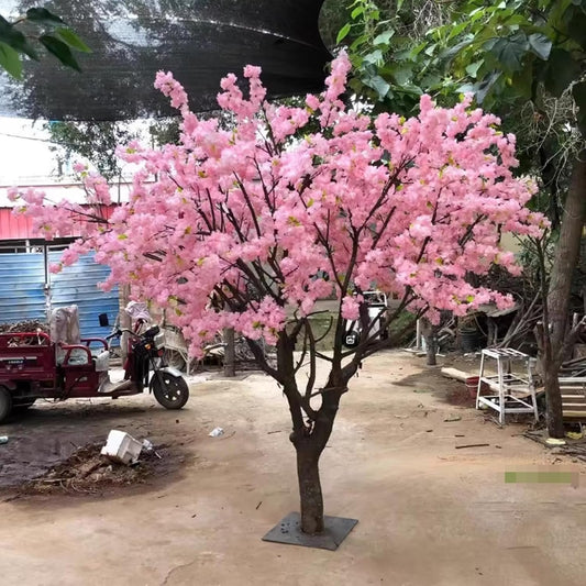 Peach Trees, Fake Trees, Simulation of Cherry Trees, Indoor and Outdoor Wishing Tree Shopping Malls are Decorated with Fake Flowers and Fake Peach Trees 3x3m/9.8x9.8ft