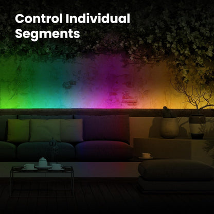 Feit Electric Smart LED Neon Flex Strip Lights, 10FT, Bendable, RGBW Color Chasing, Dimmable, 2.4Ghz WiFi Enabled, Compatible with Alexa and Google Home Asst, Music Sync, Remote App, NF10/CHASE/WP/AG