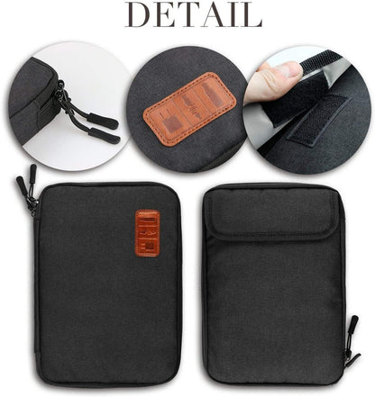 Jamber - Universal Storage Bag for Electronic Accessories and Cables with 5 Cable Ties New Black New Black