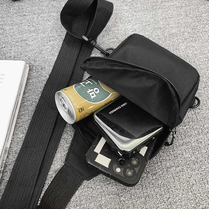 Sling Bag for Men Women, Lightweight Chest Bag Crossbody Backpack Anti Theft Casual Small Shoulder Chest Bag Adjustable Shoulder Strap Daypack for Travel Outdoor Hiking Sports