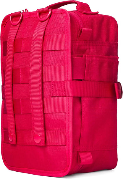 SurviveX Large First Aid Kit for Car, Travel & Home - Emergency Kit for Hiking, Camping, Backpacking and Outdoor Adventures - Includes Zip Stitch Wound Closure Strips