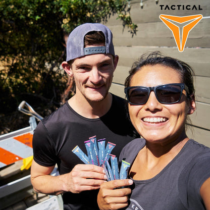 Tactical Hydration Powder, Instant Electrolytes, Reduce Fatigue, Prevent Dehydration, Eliminate Cramps (Variety Pack, 25 Stick Packs)