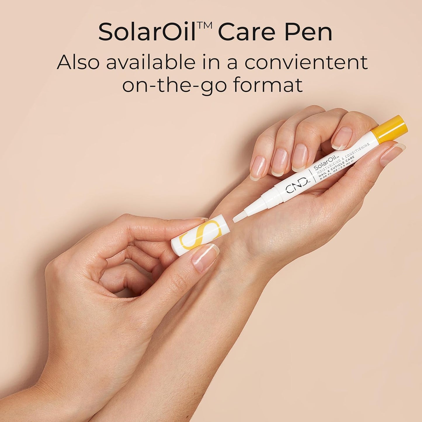 CND SolarOil Cuticle Oil, Blend Of Jojoba, Vitamin E, Rice Bran & Sweet Almond Oils, Moisturizes & Conditions