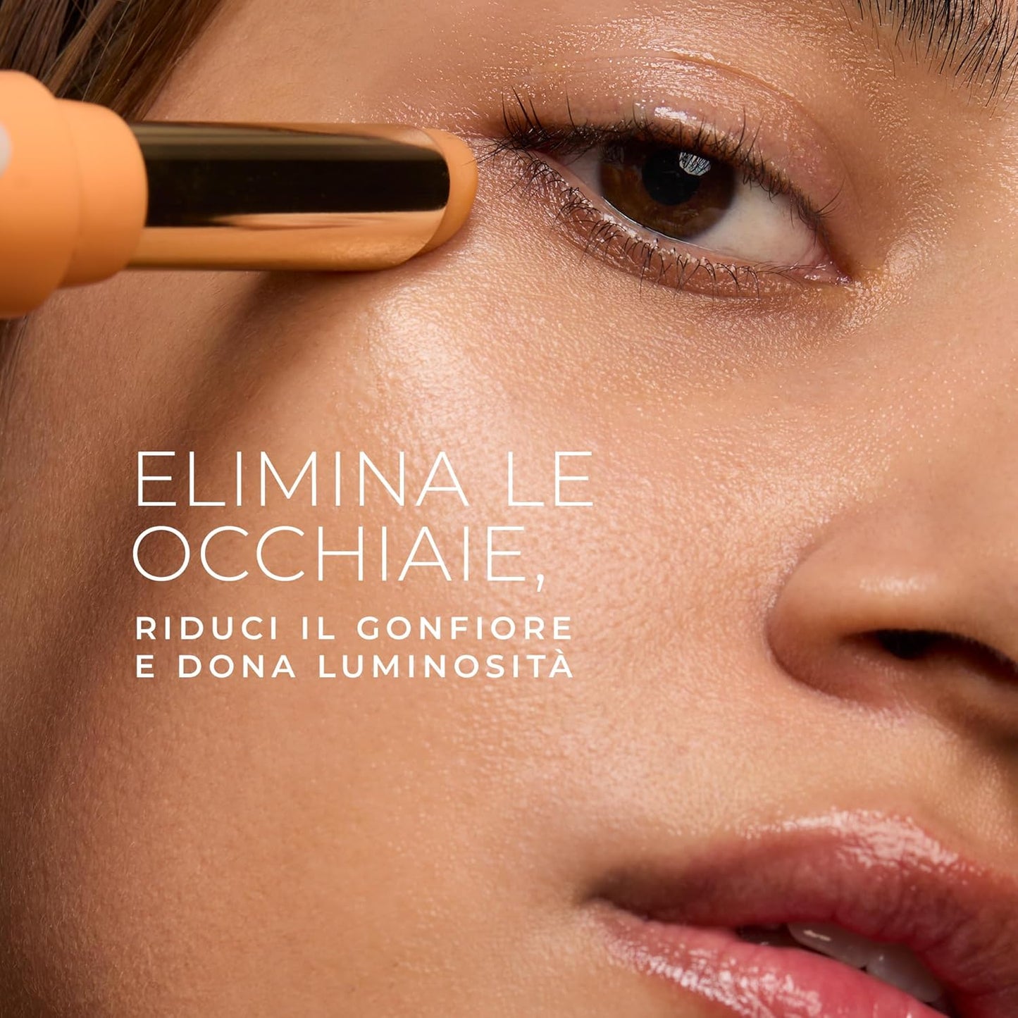 RoC - Multi Correxion Revive + Glow Eye Balm - Vitamin C Formula And Peptides - Reduction Of Dark Cracks And Bags - Contactless Application - Hypoallergenic - 4g