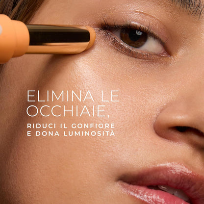 RoC - Multi Correxion Revive + Glow Eye Balm - Vitamin C Formula And Peptides - Reduction Of Dark Cracks And Bags - Contactless Application - Hypoallergenic - 4g