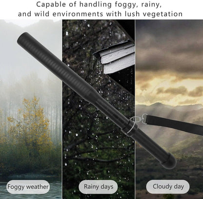 Ultra Bright 2200000LM LED Security Stick Torch Rechargeable Tactical Flashlight