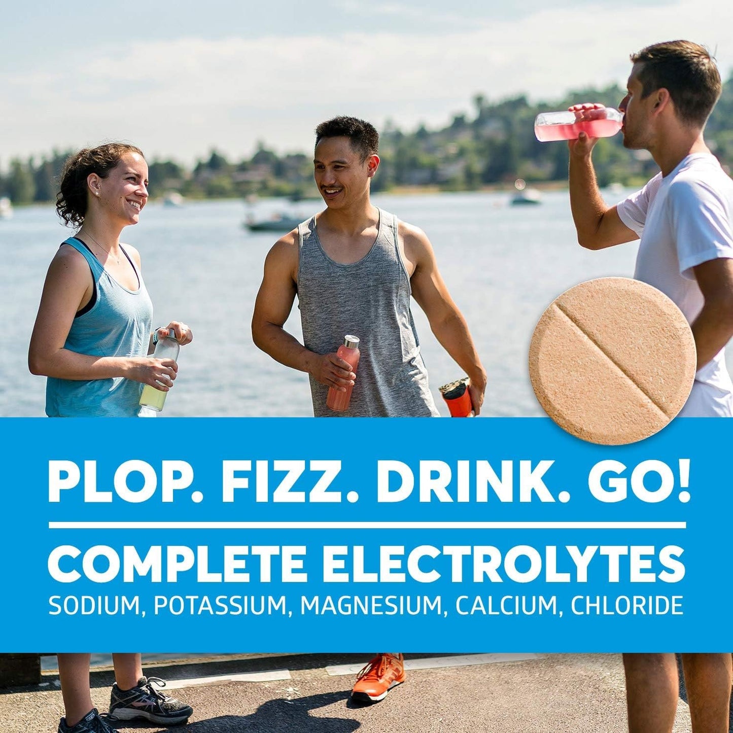 Nuun Active: Electrolyte-Rich Sports Drink Tablets, Tri Berry, Box of 8 Tubes (80 servings), Sports Drink for Replenishment of Essential Electrolytes Lost Through Sweat