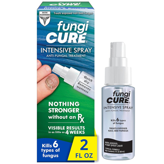 UNGICURE Intensive Spray, Antifungal Treatment, Kills 6 Types of Fungus, Soothes Itching & Burning, 2 Fl Oz (Pack of 1)