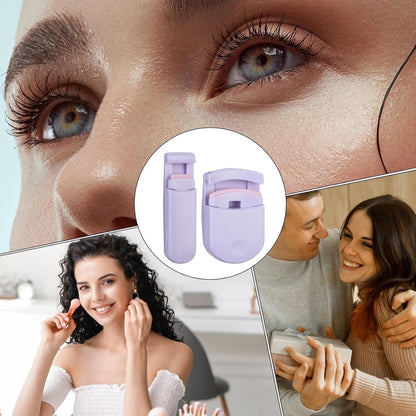 Eyelash Curlers, Natural Curl Beauty Tool, Precision Eyelash Lift Device, Anti Pinching Grip Handle, With Bonus Replacement Pad, Excellent for Travel Makeup Routine