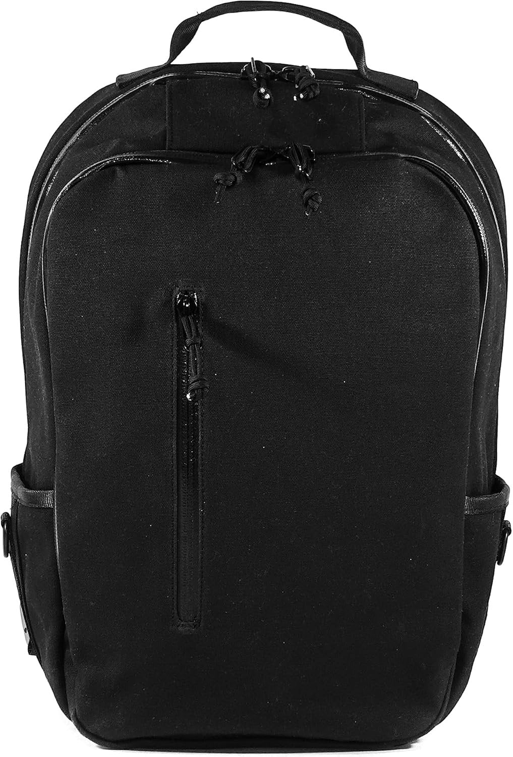 DEFY Bucktown Waxed Canvas Backpack | 23 Liter Utility Backpack For Men | Professional Work Bag w/ 17 Inch Laptop Sleeve | Premium Tech Backpack | Water Repellent Travel & Commuter Pack (Black),