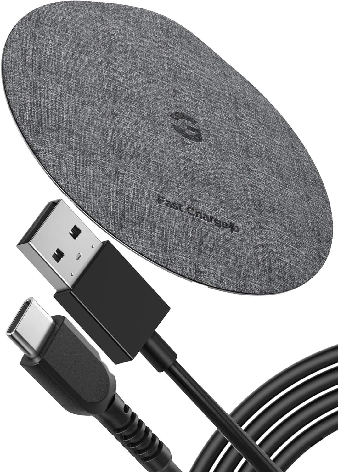 Encased Wireless Charger Pad for Samsung Models (Quick Charge 3.0) Galaxy S22/S23/S24 (Fast Charging Qi Enabled) Non-Slip, Case Compatible