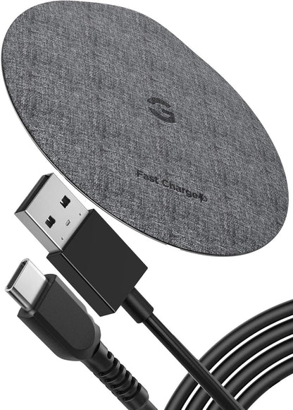 Encased Wireless Charger Pad for Samsung Models (Quick Charge 3.0) Galaxy S22/S23/S24 (Fast Charging Qi Enabled) Non-Slip, Case Compatible