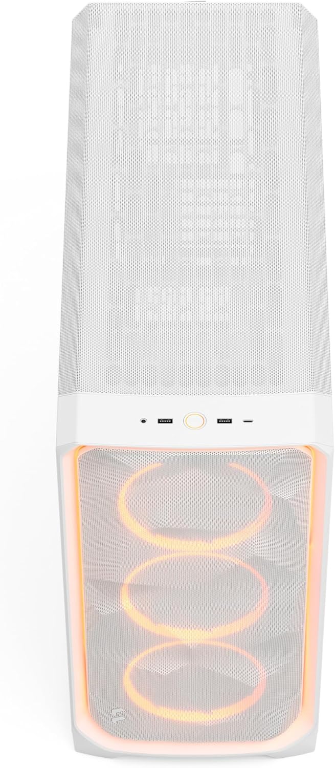 Fractal Design Meshify 3 XL Ambience Pro RGB White TG Clear Tint - Computer Case