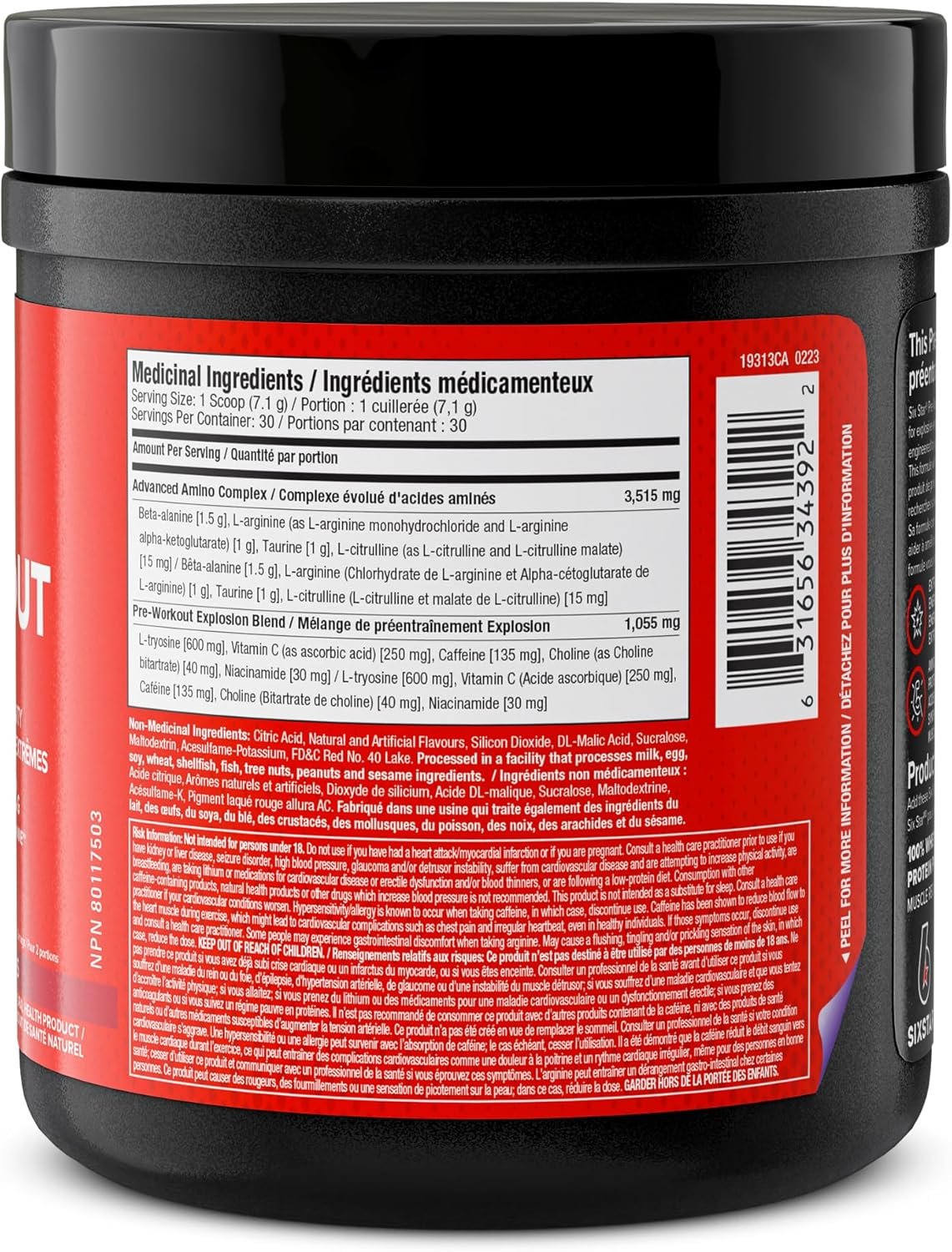 Six Star Pre-Workout Explosion, Blue Raspberry (30 Servings) - Preworkout Energy Powder Supplement for Men & Women - Pre Workout Drink Mix with Creatine & Beta Alanine -Sports Nutrition Products