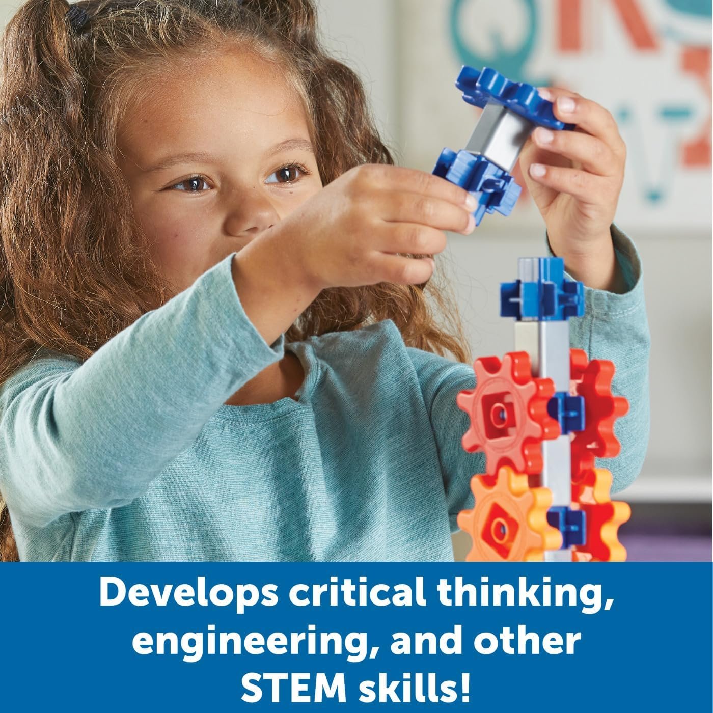Learning Resources STEM Explorers Machine Makers, 60 Pieces, Ages 5+, Toys, Building Kits, Engineering Build it Yourself Toys Small