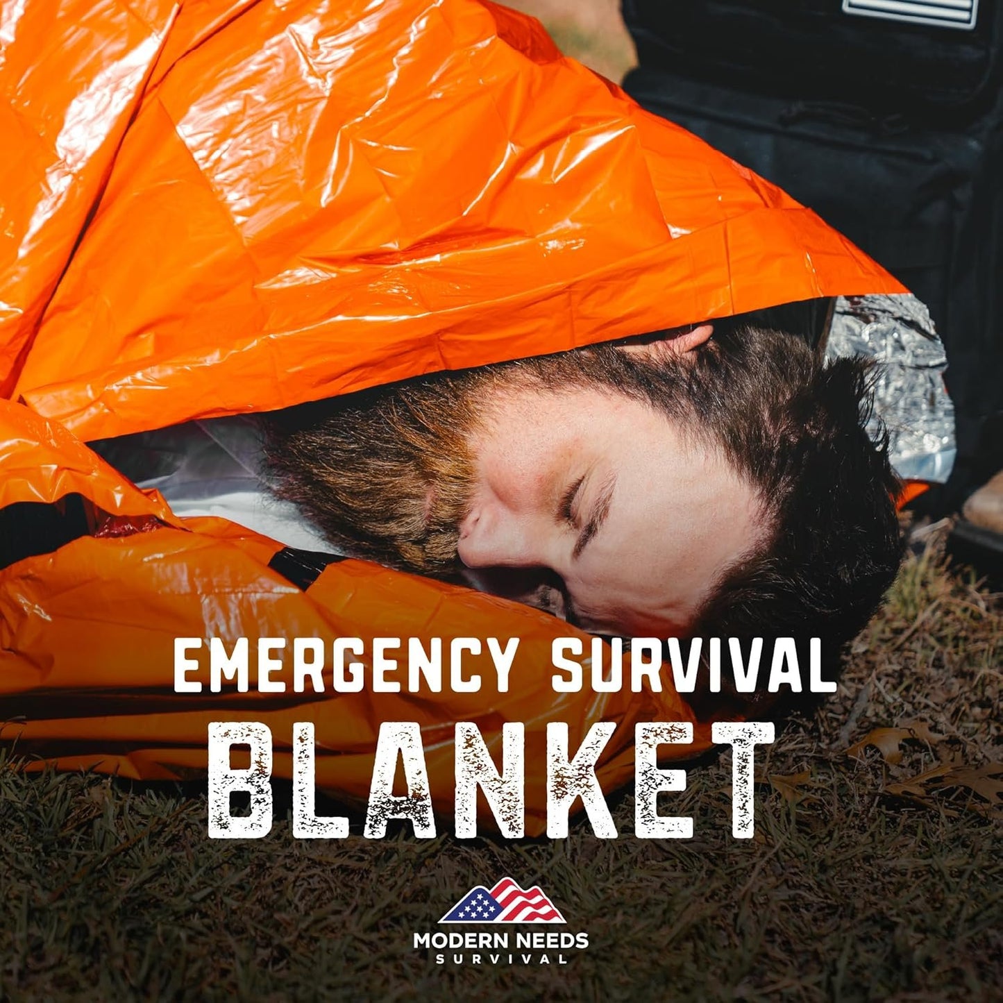 Modern Needs Emergency Sleeping Bag – Emergency Thermal Blankets for Survival – Use it as an Emergency Blanket & Thermal Bivy Sack – for Your Survival Gear and Supplies