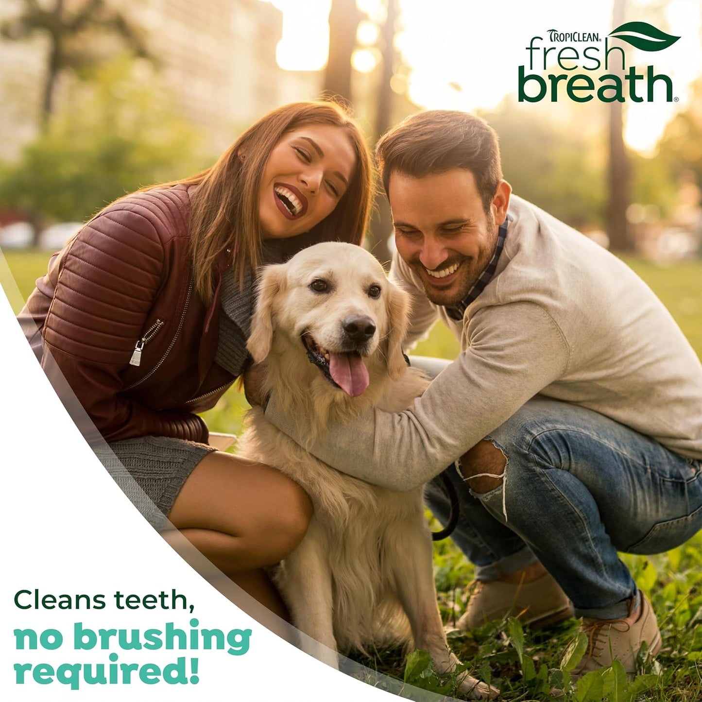 Tropiclean Fresh Breath by Dental Hygiene Gel for Dogs – Clean Teeth, Without Brushing – Against Plaque & Tartar – Original – 118 ml