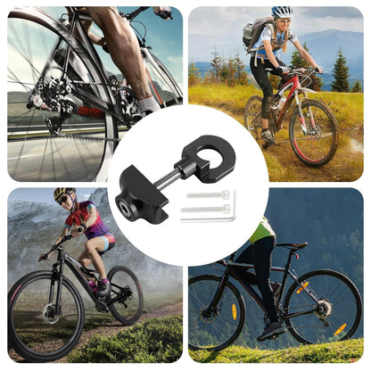 Bike Chains Tensioner, Folding Chain Fastener, 0.79x0.47x0.47 Inches Portable Safety Enhancer, Cycling Chain Alignment Tool for Men, Women and Improves Riding Stability
